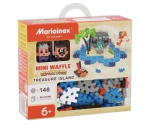 Klocki Mini Waffle 148 elementów Wyspa skarbów - Marioinex