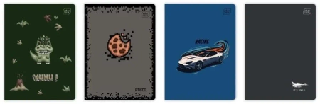 Zeszyt A5/16K 3 kol linia 70g UV Boys mix (20szt) - INTERDRUK