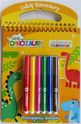 Lubię Dinozaury. Ulubione kolorowanki. Poznajmy... - praca zbiorowa