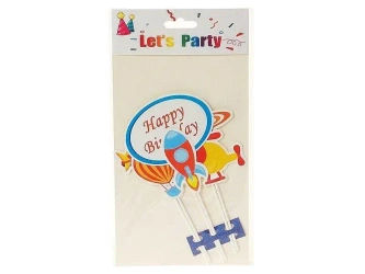Topper na tort kosmos 29x16cm - ADAR
