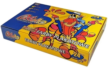 Farby plakatowe 20ml 24 kolorów - Alfa Pastello
