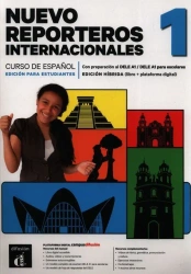 Reporteros Internacionales Nuevo 1 Podręcznik ucznia. Język hiszpański dla młodzieży. Poziom A1. Edycja hybrydowa - Stuckle Auberger Virginie, Delphine Rouchy, Debras Sandrine