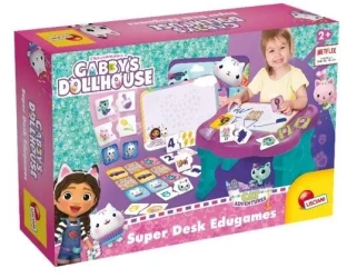 Biurko z grami edukacyjnymi Koci Domek Gabi - Lisciani