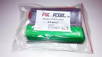Okładka na zeszyt A5 zwykła NR 40 (100szt) - Fol-Plast