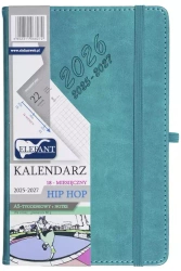 Kalendarz 2025/2027 A5 18M + notes Hip Hop turkus - praca zbiorowa