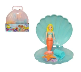 Lalka syrenka w torebce muszli - SWEDE