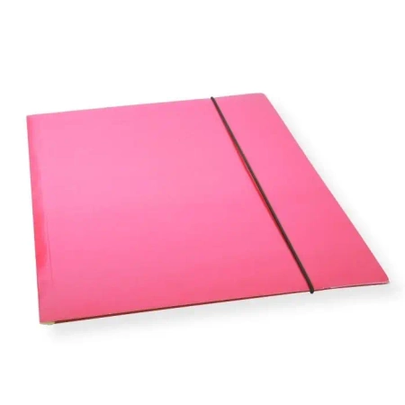 Teczka A4 z gumką lakier różowa 300gsm (10szt) - Penword