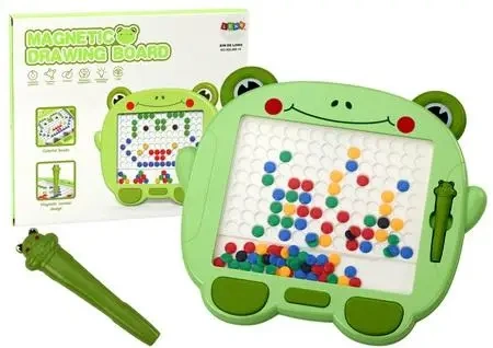 Tablica magnetyczna żabka zielona - Leantoys