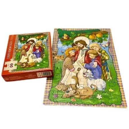 Puzzle 60 - Jezus wśród dzieci - Wydawnictwo Diecezjalne i Drukarnia w Sandomierzu