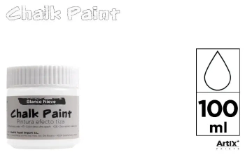 Farba kredowa 100ml biała (6szt) - Artix