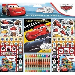 Zestaw do kolorowania i wyklejania Cars 500szt - Jiri models