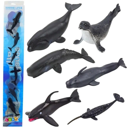 Zestaw mini figurek zwierzęta morskie 6-8cm 6szt - Leantoys