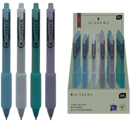 Długopis automat. Soft Academy niebieski (24szt) - INTERDRUK