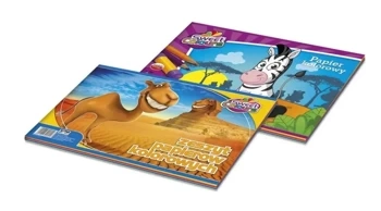 Zeszyt papierów kolorowych A4 - Sweet colours