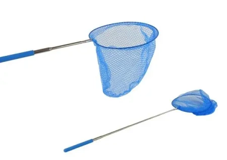 Siatka na motyle teleskopowa niebieska 85cm - Leantoys
