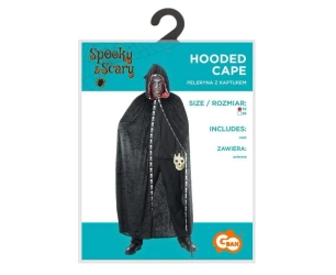 Peleryna z kapturem dla dorosłych czarna rozm.52 - Godan