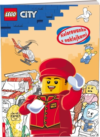 Lego city Kolorowanka z naklejkami NA-6003 - Opracowanie zbiorowe