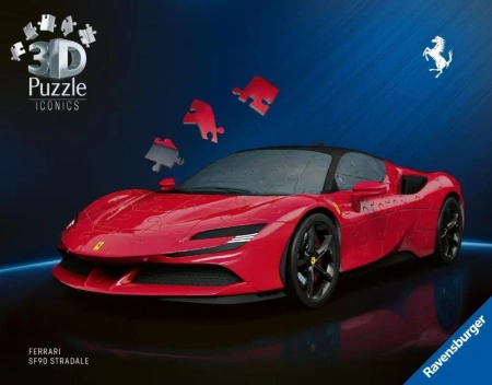 Puzzle 3D Iconics Ferrari Stradale 108el - Ravensburger