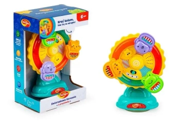 Karuzela zwierzakowa z przyssawką - Dumel