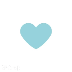 Dziurkacz ozdobny 2,5cm serce - Dalprint