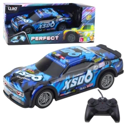Samochód wyścigowy RC świecąca obwoluta - Leantoys