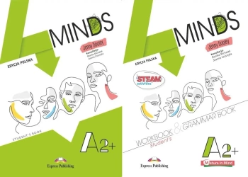 4 Minds A2+. Student's Book+ Workbook. KOMPLET - Jenny Dooley