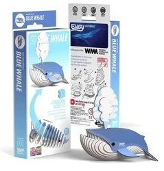 Wieloryb Płetwal Błękitny Eugy. Eko Układanka 3D - Eugy