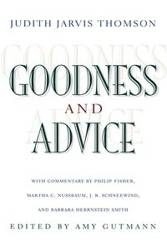 Goodness and Advice - Judith Jarvis Thomson