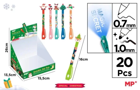 Długopis szpiegowski UV podw. końcówka BN (20szt) - MP Main Paper