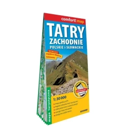 Comfort! map Tatry Zachodnie. Polskie i słowackie - praca zbiorowa