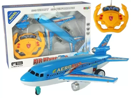 Samolot R/C 26cm niebieski - Leantoys