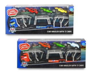 City Laweta z 3 samochodami mix - Dickie Toys