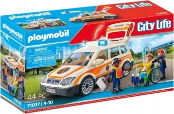 Zestaw figurek City Life 71037 Samochód ratowniczy - Playmobil
