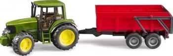 Traktor John Deere 6920 z wywrotką czerwoną - Bruder