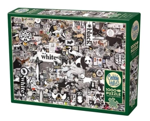 Puzzle 1000 Czarno-białe zwierzęta G3 - Cobble Hill