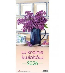 Kalendarz 2026 ścienny w krainie kwiatów - Edycja Świętego Pawła
