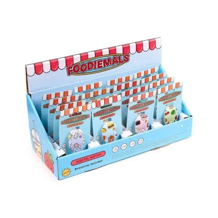 Zegarek cyfrowy silikonowy Foodiemals MIX - Puckator