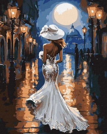 Malowanie po numerach - Wieczór stylu 40x50cm - Ideyka