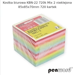 Kostka biurowa mix 85x85x70mm 720K - Penword