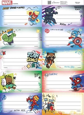 Naklejki na zeszyty pasek Avengers - Beniamin