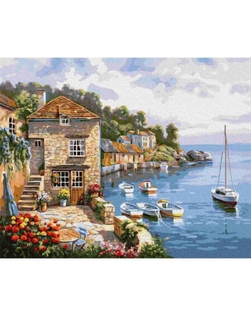 Malowanie po numerach - Jezioro Como 40x50 - Twoje Hobby