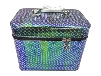 Kuferek L z lusterkiem na zamek 23x17x15cm - ADAR