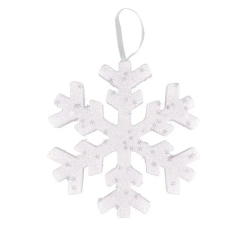 Śnieżynka lśniąca 20cm - Arpex