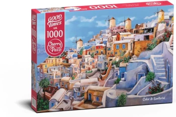 Puzzle 1000 elementów. Cherry Pazzi. Color di Santorini - Cherry Pazzi