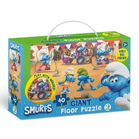 Puzzle podłogowe 40 Muzyka gra Smerfy - Dodo