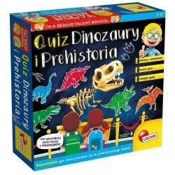 Mały Geniusz - Quiz Dinozaury i człowiek pierwotny - Lisciani