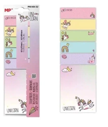 Karteczki samoprzylepne jednorożce 6x25szt - MP Main Paper