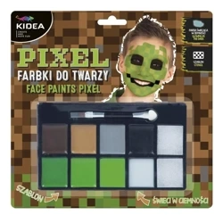 Farbki do twarzy Pixel 8 kolorów KIDEA - DERFORM