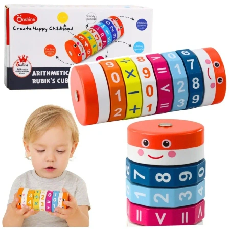 Walec matematyczny Nauka liczenia - Leantoys