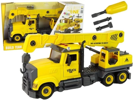 Dźwig do skręcania żółty - Leantoys